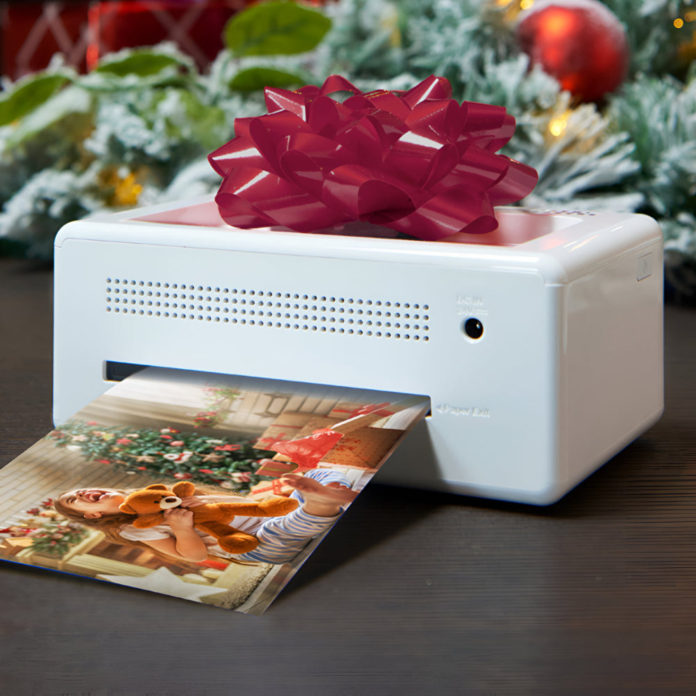 Fotoprinter Draadloos Compact voor Smartphone 4x6 Kleurenfoto