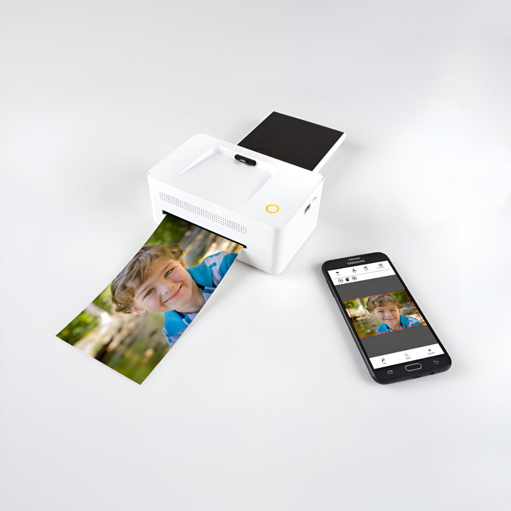 Fotoprinter Draadloos Compact voor Smartphone 4x6 Kleurenfoto