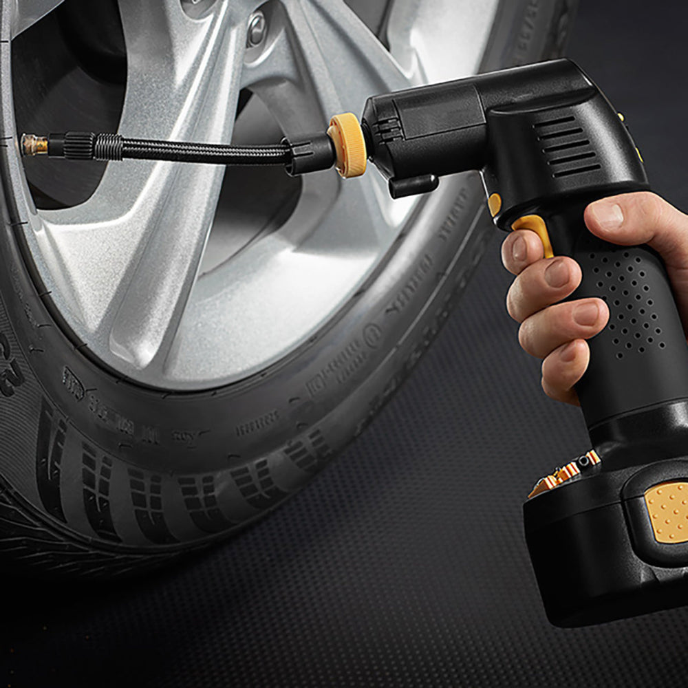 Bandenpomp Elektrisch Draadloos Oplaadbaar Auto Display