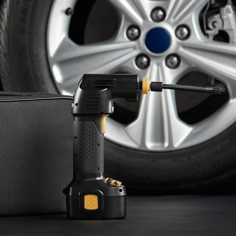 Bandenpomp Elektrisch Draadloos Oplaadbaar Auto Display