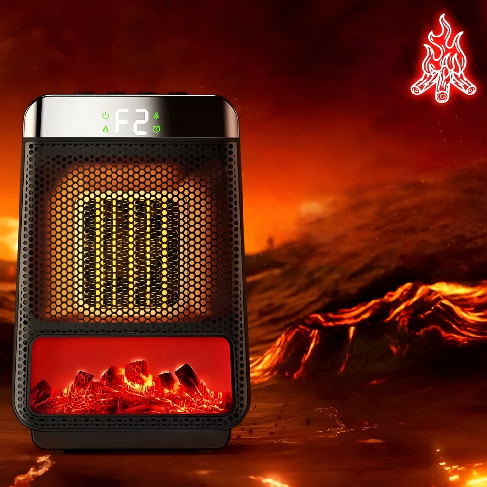 Elektrische Kachel met Vlam Effect Energiezuinige Keramische Verwarming