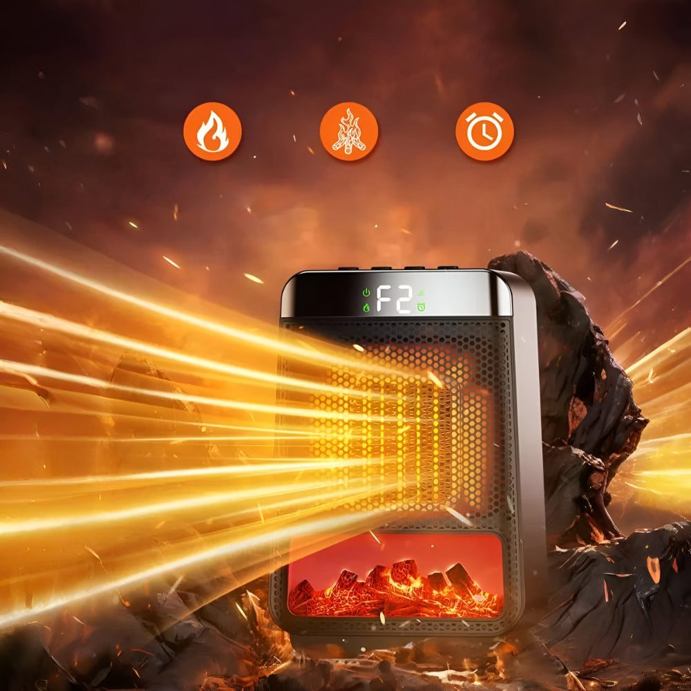 Elektrische Kachel met Vlam Effect Energiezuinige Keramische Verwarming