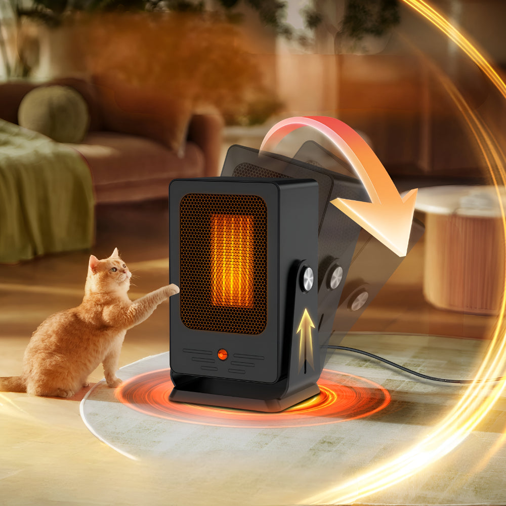 Elektrische Keramische Kachel Compact Draagbaar Snel Verwarmend Veilig