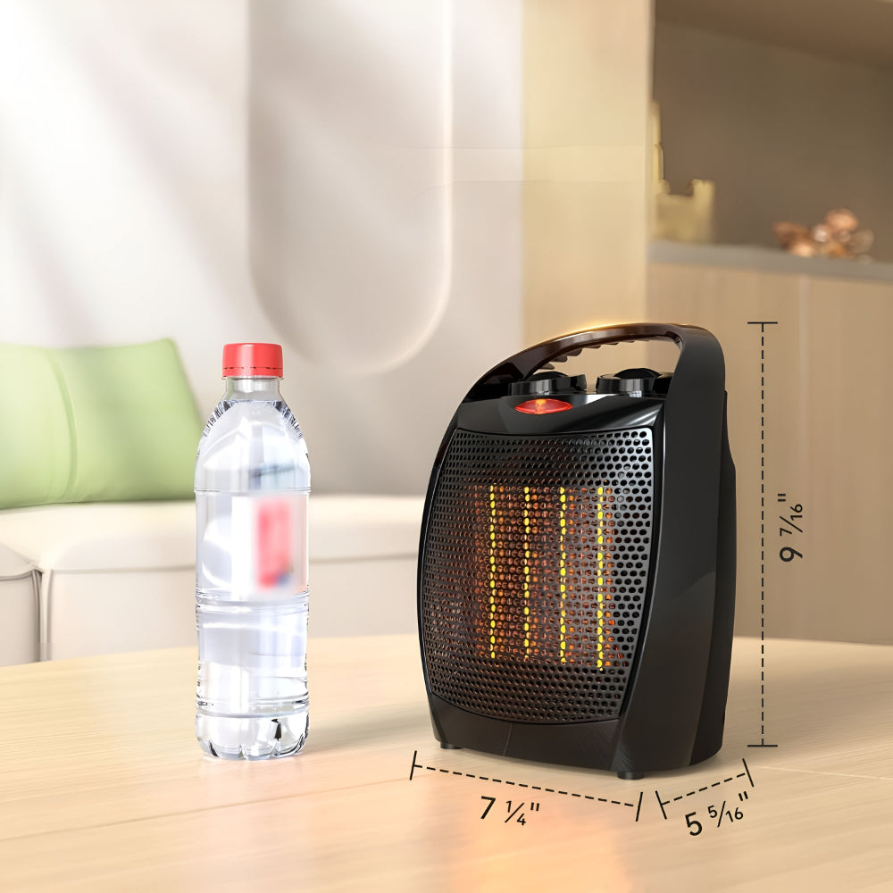 Elektrische Keramische Ruimteverwarmer 1500W met Thermostaat en Beveiliging