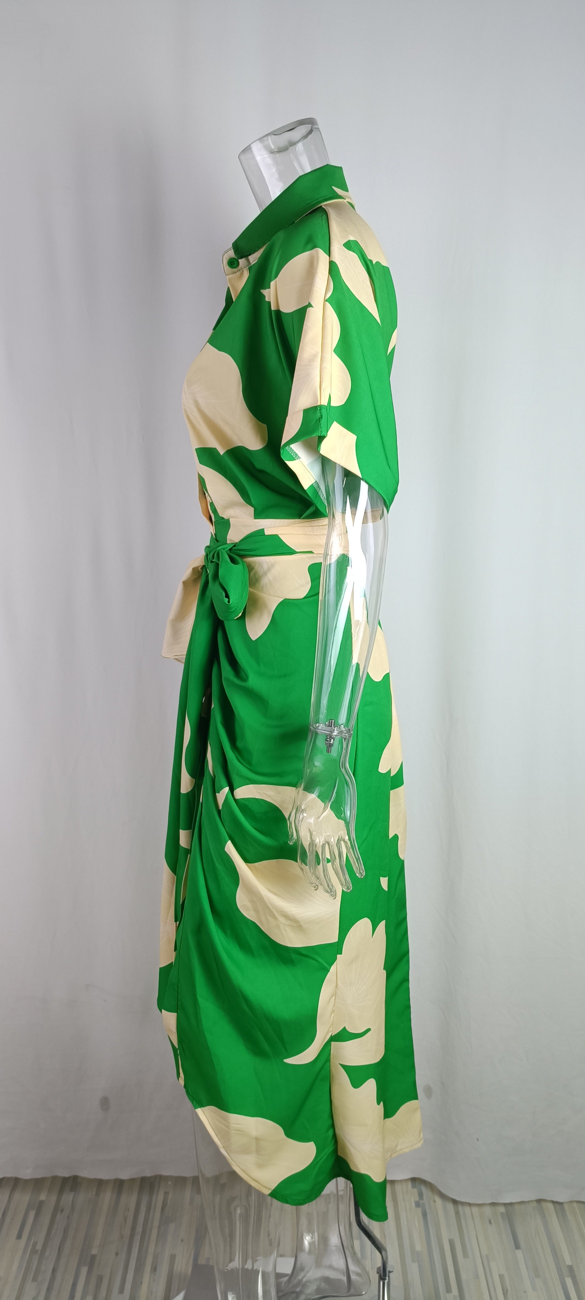 Dames Elegante Knoop Zomerjurk | Maxi