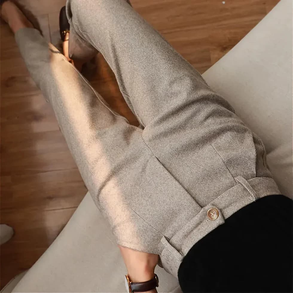 Taillierte Broek – Slim Fit, Elegante Look & Comfort de Hele Dag
