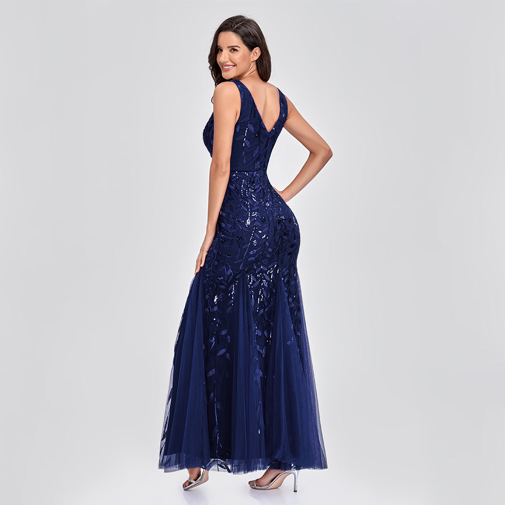 Dames Pailletten Gala Avondjurk | Maxi