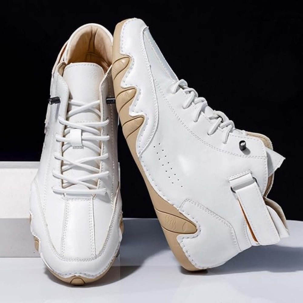 Heren Artistiek Design Enkellaarzen - Uniek Golf Veters