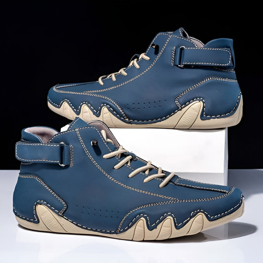 Heren Artistiek Design Enkellaarzen - Uniek Golf Veters