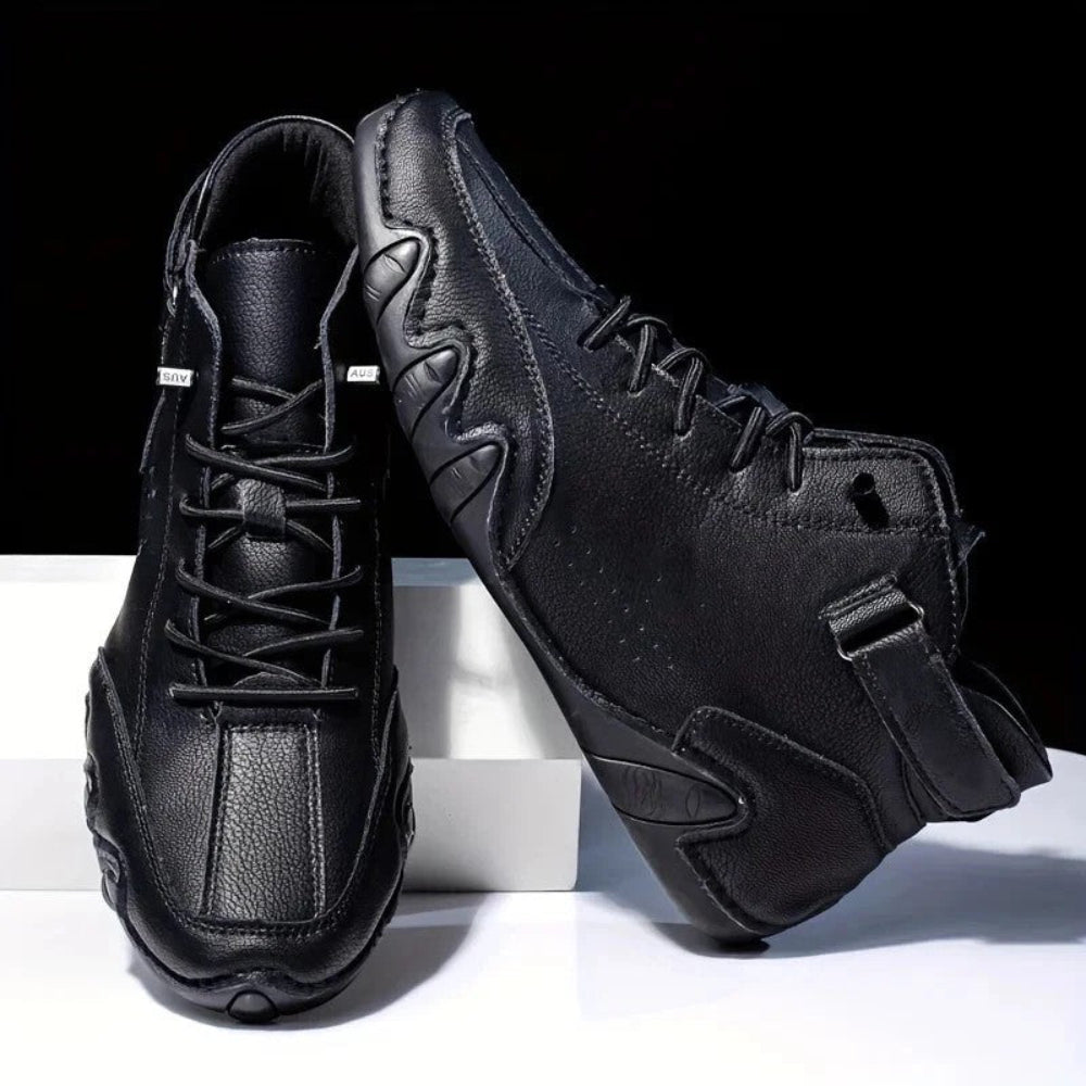 Heren Artistiek Design Enkellaarzen - Uniek Golf Veters