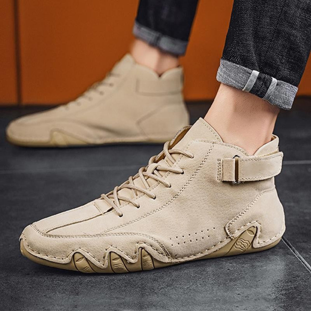 Heren Artistiek Design Enkellaarzen - Uniek Golf Veters