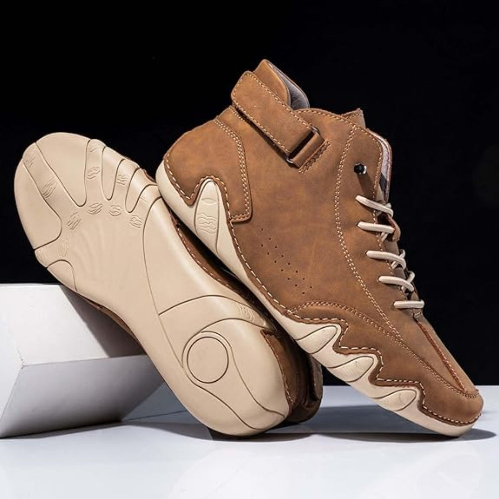 Heren Artistiek Design Enkellaarzen - Uniek Golf Veters