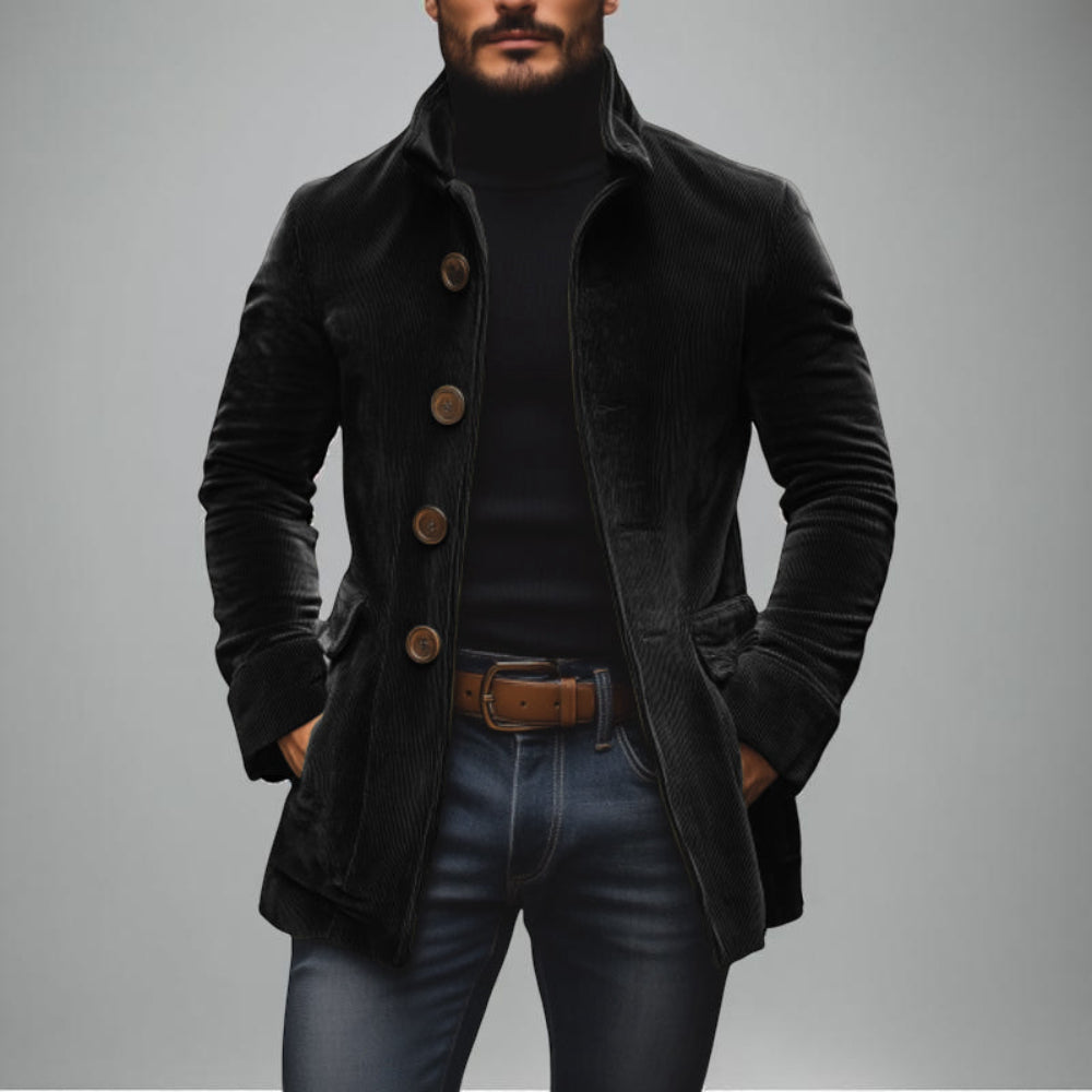 Heren Wollen Winter Overjas Mantel – Lang Peacoat