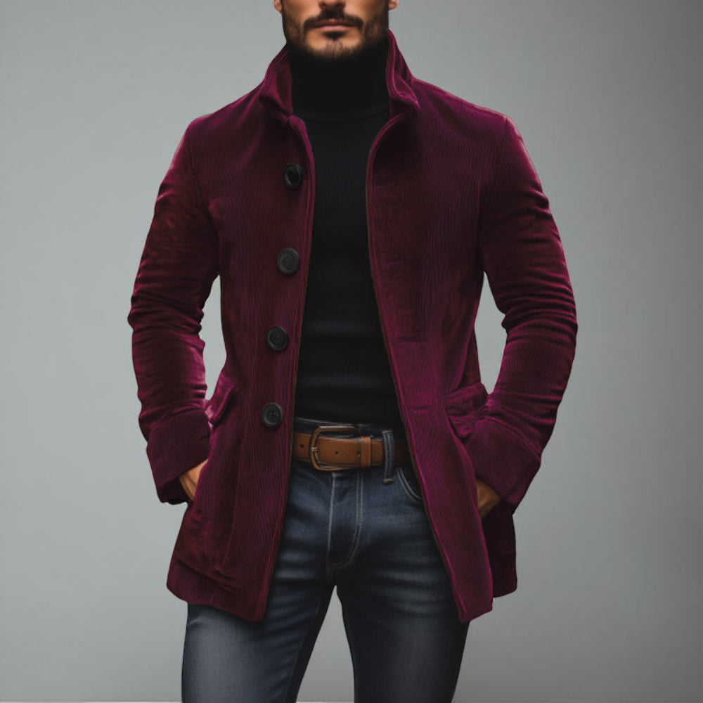 Heren Wollen Winter Overjas Mantel – Lang Peacoat