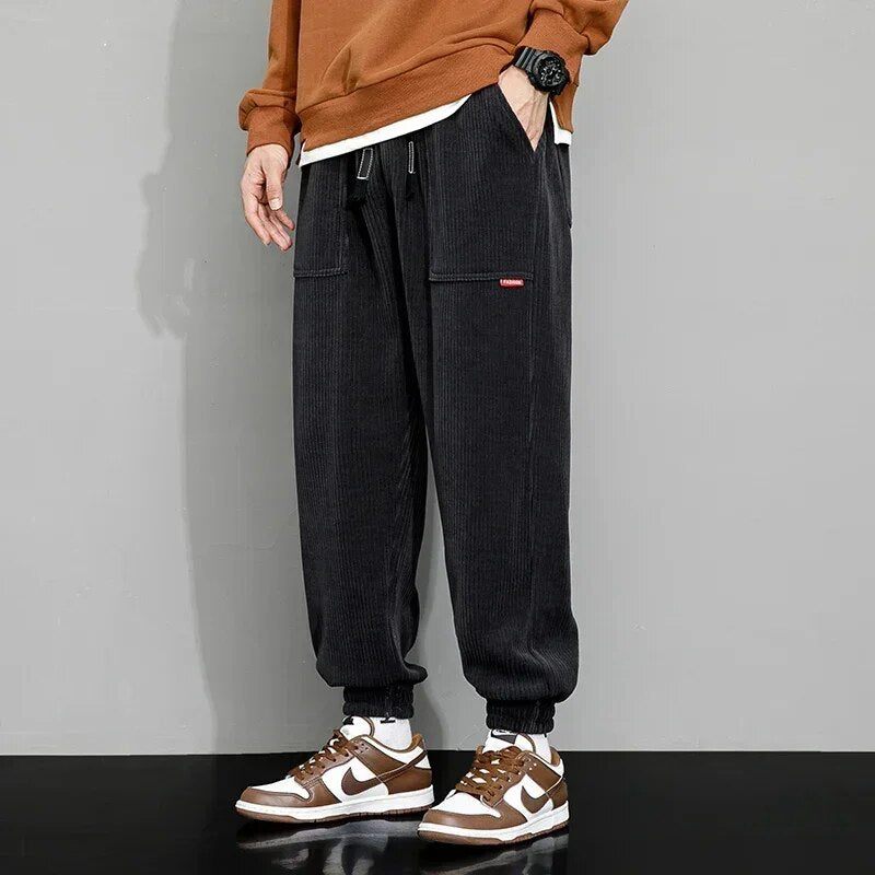 Heren Corduroy Broek | Joggingstijl
