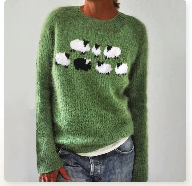 Retro Trui – Stijlvolle Comfort voor de Herfst
