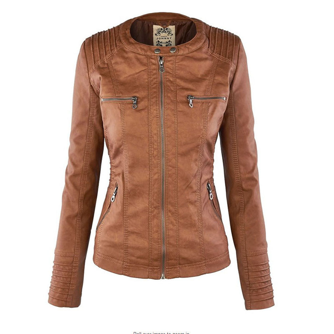 Dames Winter Jack | Kort, Imitatieleer
