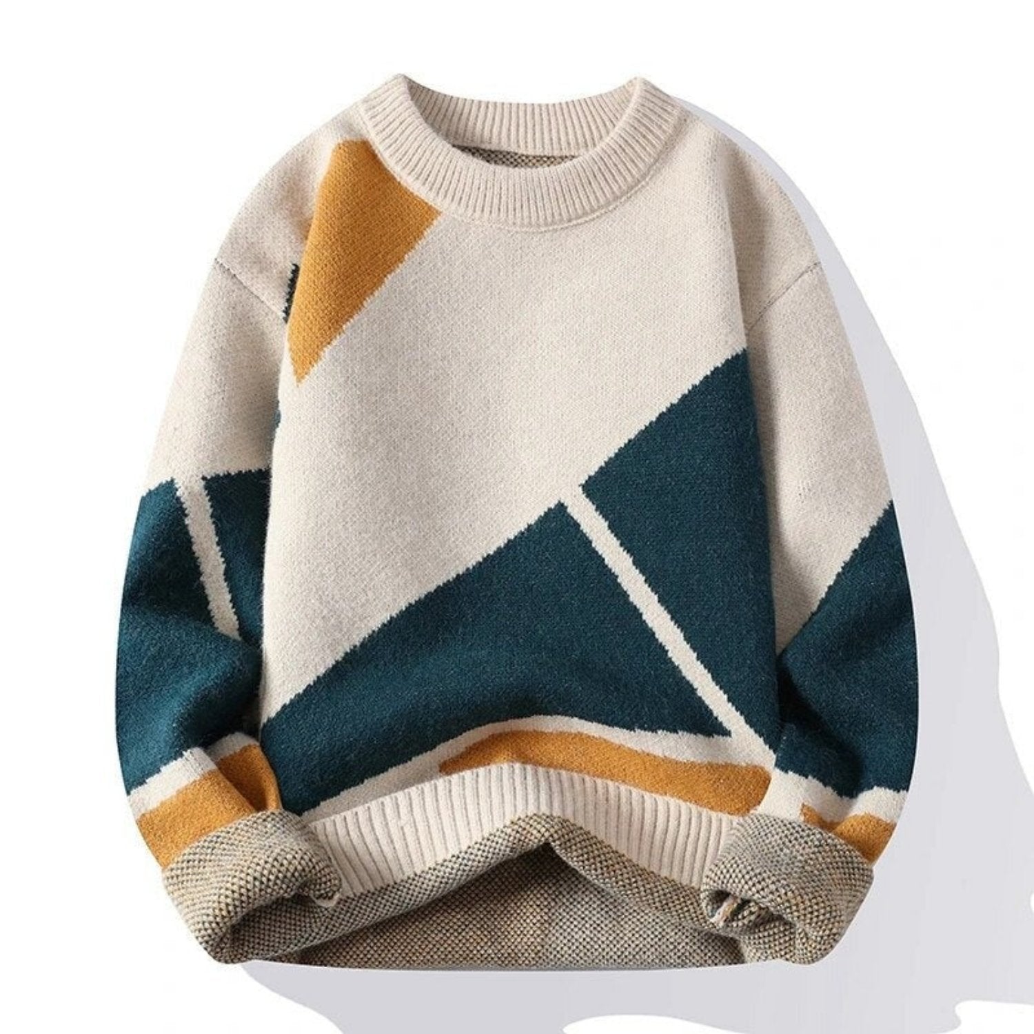 Heren Gebreide Pullover | Warme Oversize Stijl