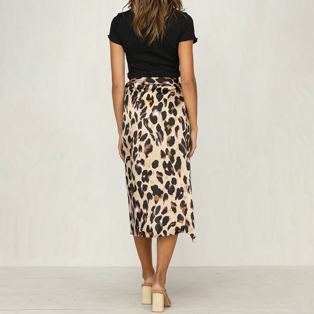 Dames Zomer Bleistift Rok | Kort, Met Strikdetail