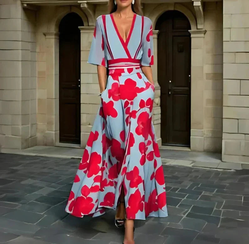 Dames Zomer Jurk | Maxi, Elegante Print