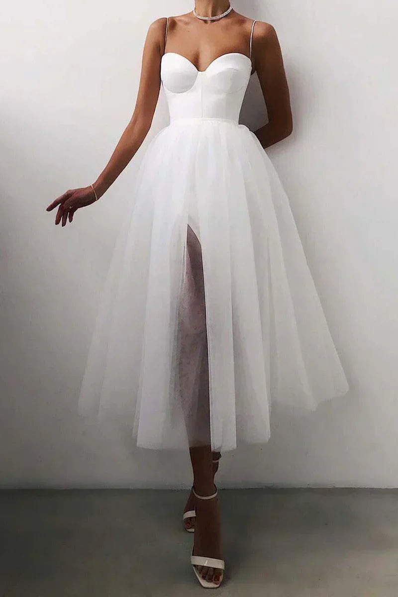 Dames Gala luchtige Cocktailjurk | Midi