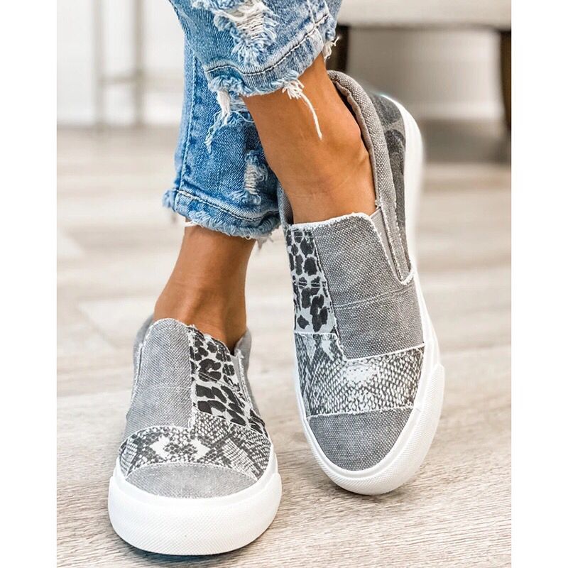Dames Comfortabele Sneakers | Trendy Patchwork