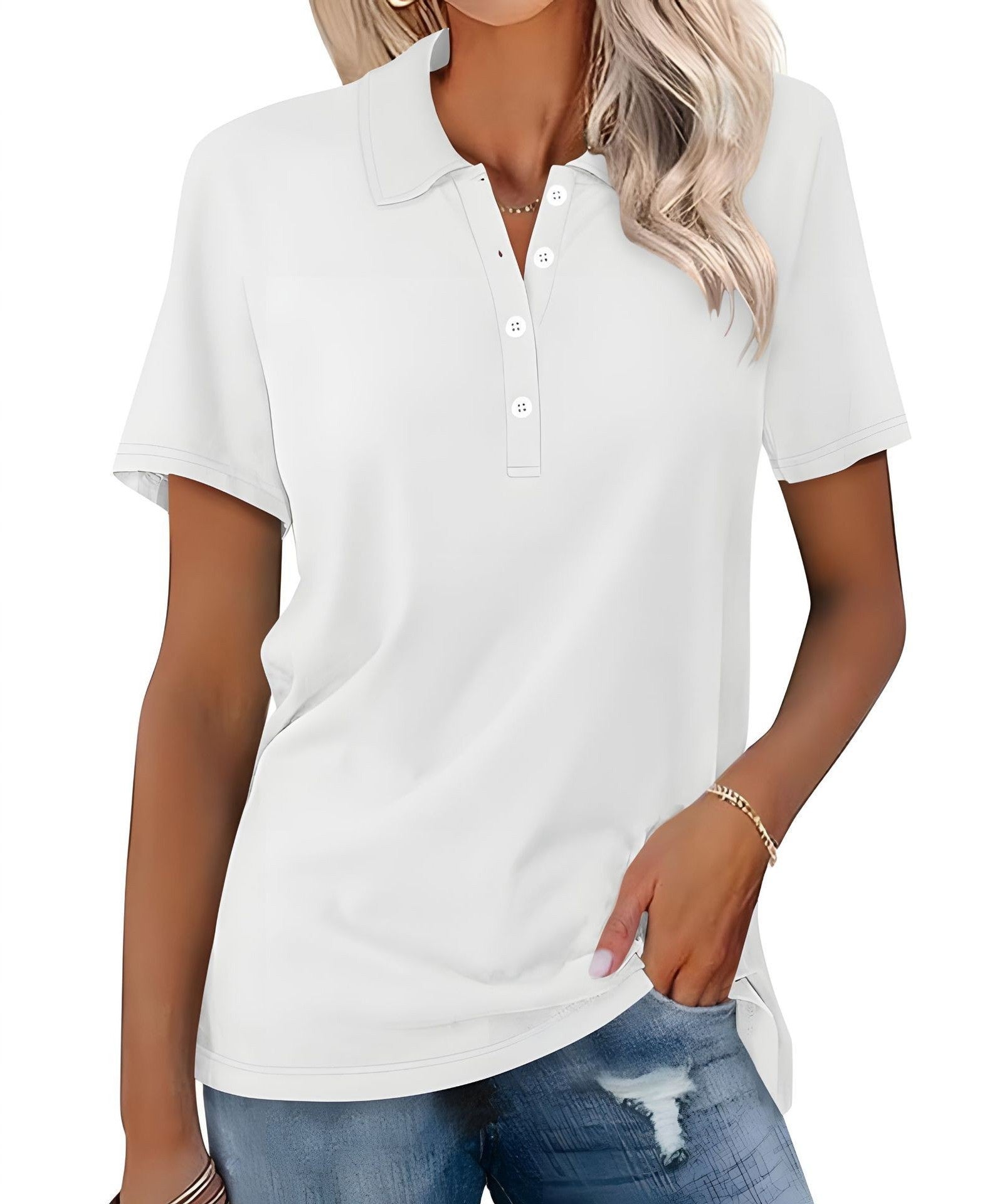 Dames Premiumkwaliteit Poloshirt – Tijdloos en Ademend Polo Shirt