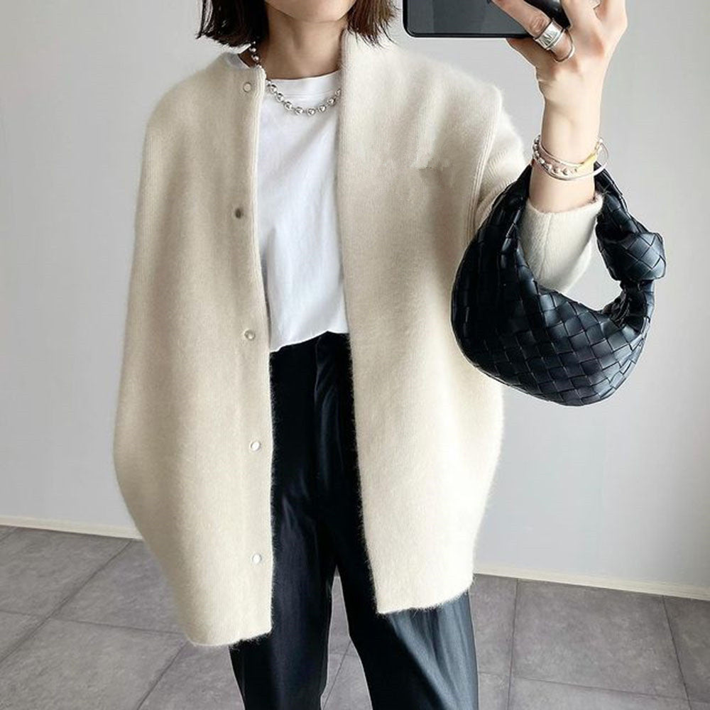 Dames Oversized Cardigan | Lang, Knopen