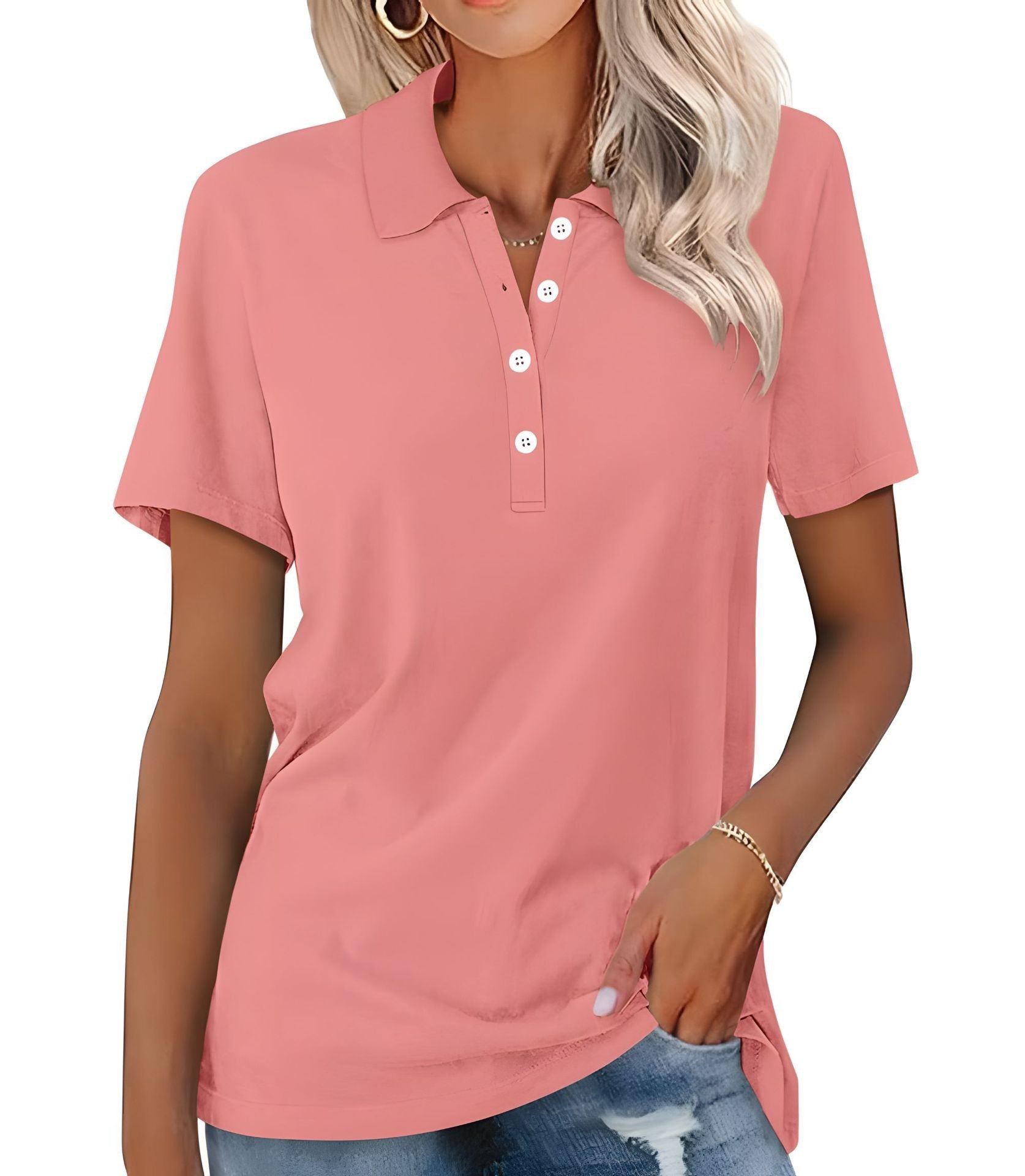 Dames Premiumkwaliteit Poloshirt – Tijdloos en Ademend Polo Shirt