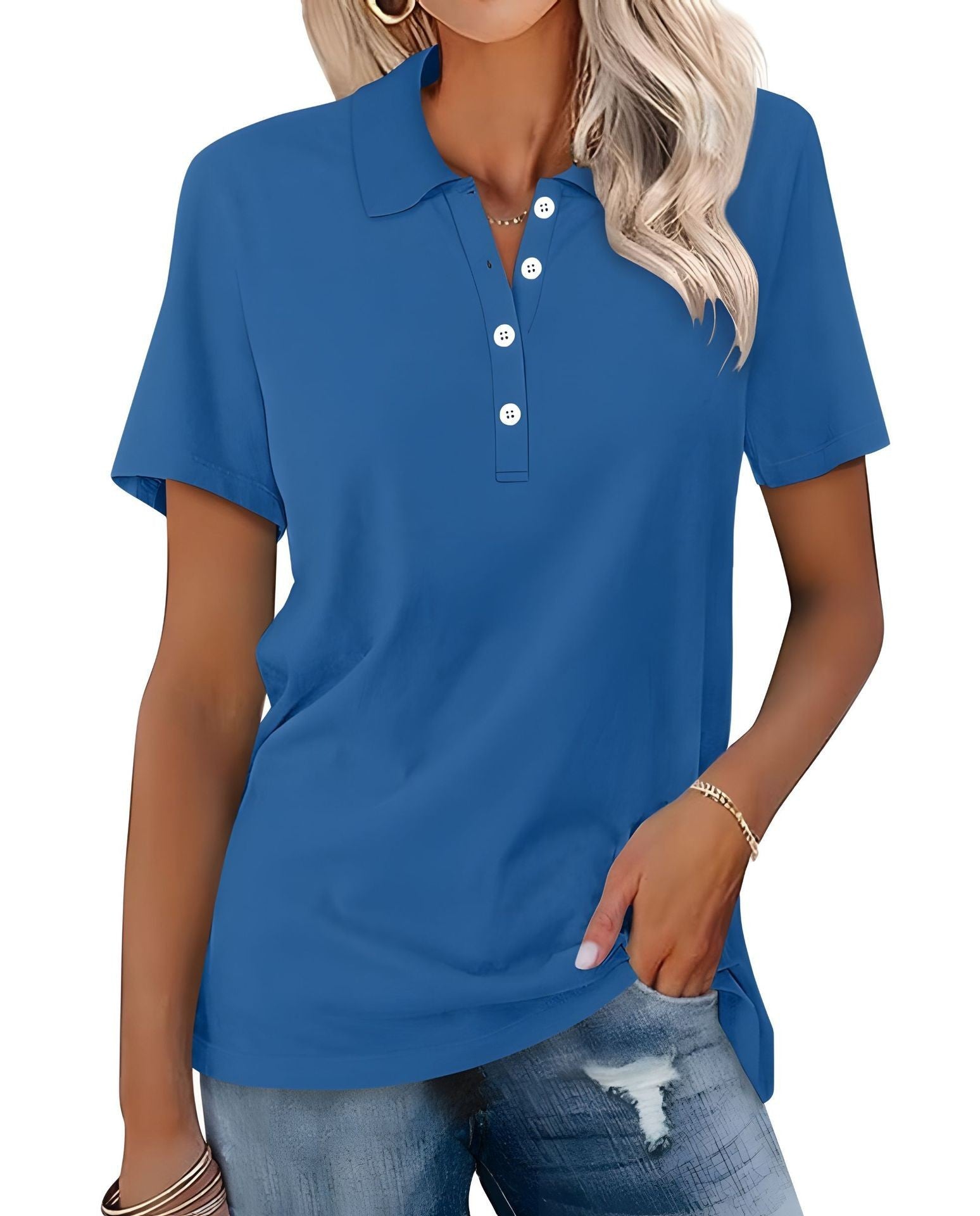 Dames Premiumkwaliteit Poloshirt – Tijdloos en Ademend Polo Shirt