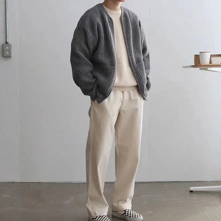 Heren Strickjacken | Zachte Rits in Casual Stijl