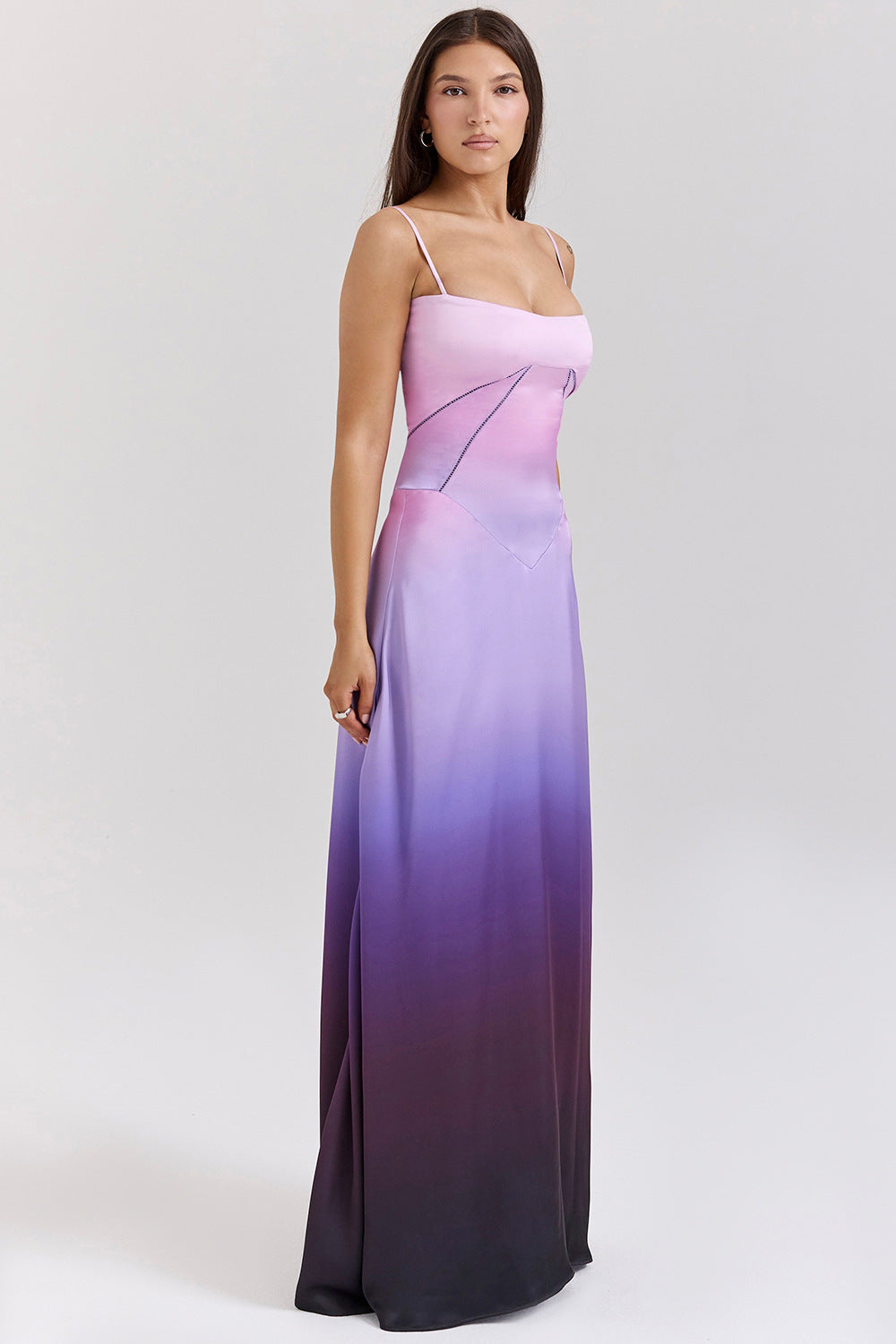 Dames Elegante avondjurk met uitsnijdingen | Maxi