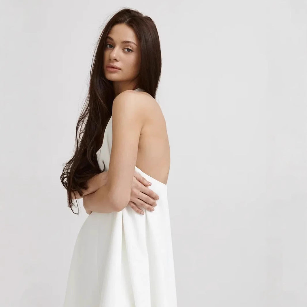 Abito estivo arioso da donna con collo all'americana | Maxi