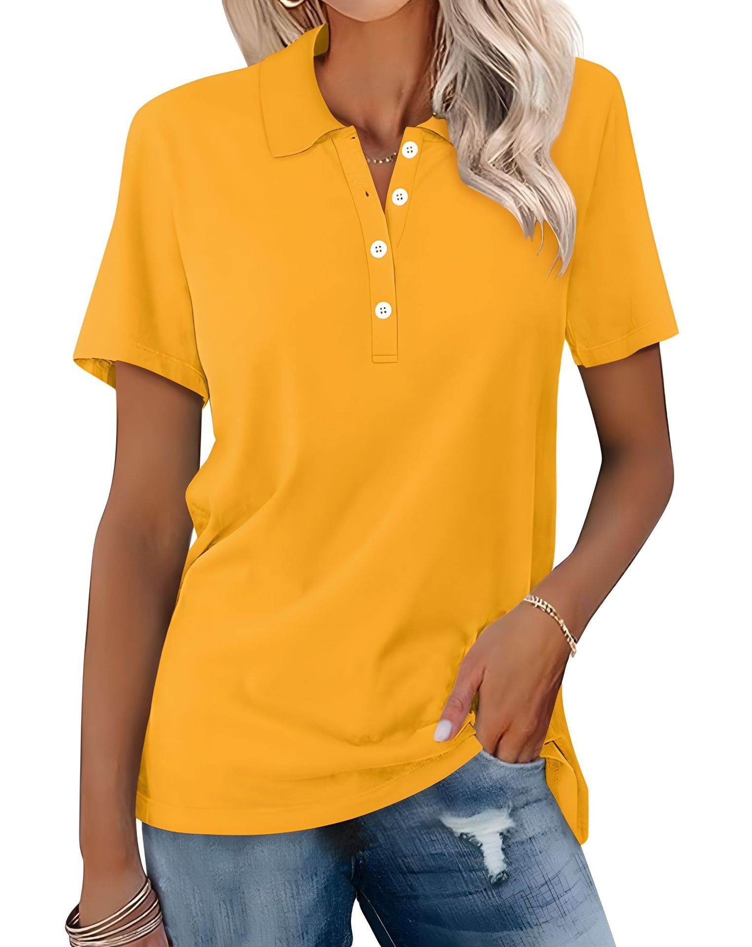 Dames Premiumkwaliteit Poloshirt – Tijdloos en Ademend Polo Shirt