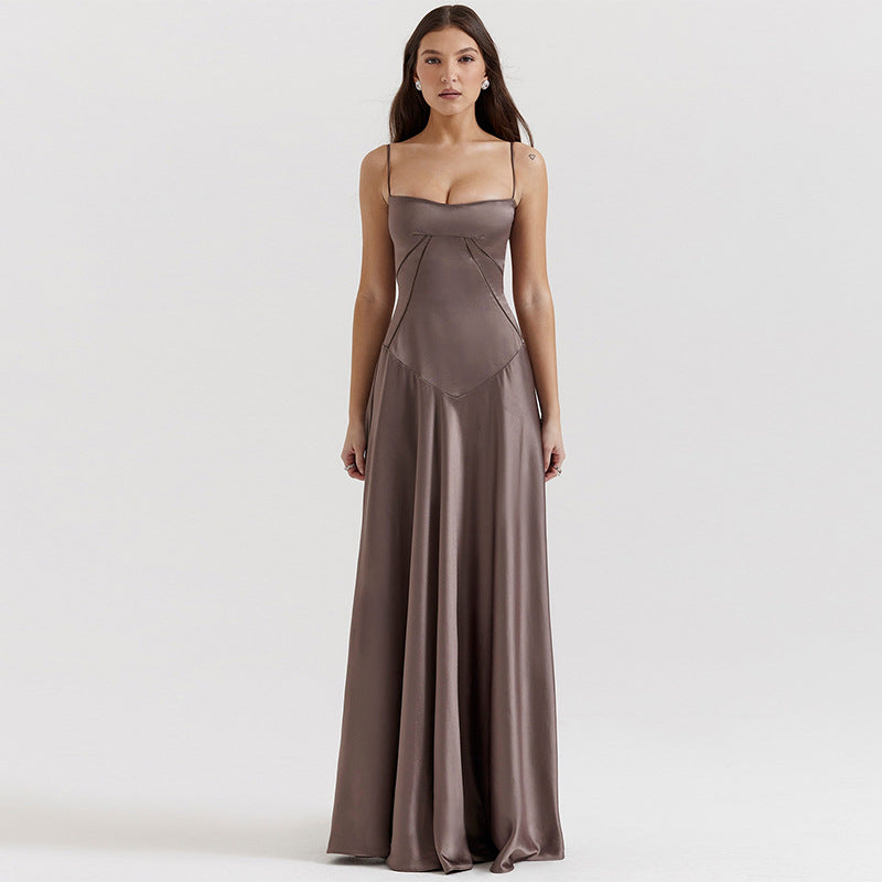 Dames Elegante avondjurk met uitsnijdingen | Maxi