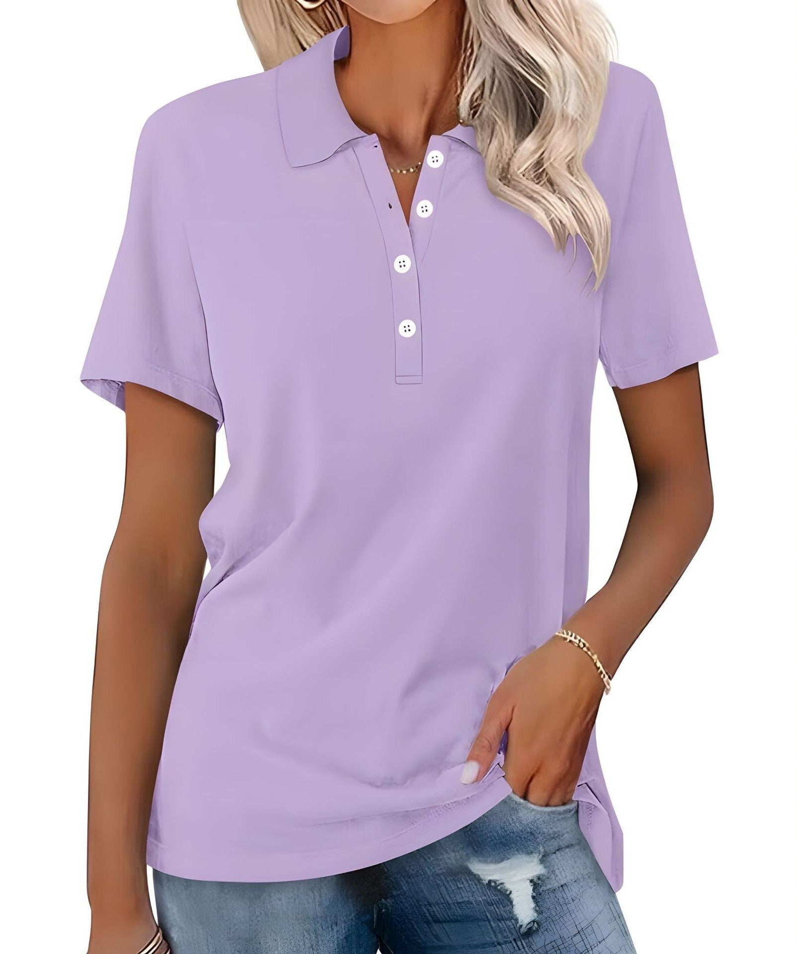 Dames Premiumkwaliteit Poloshirt – Tijdloos en Ademend Polo Shirt