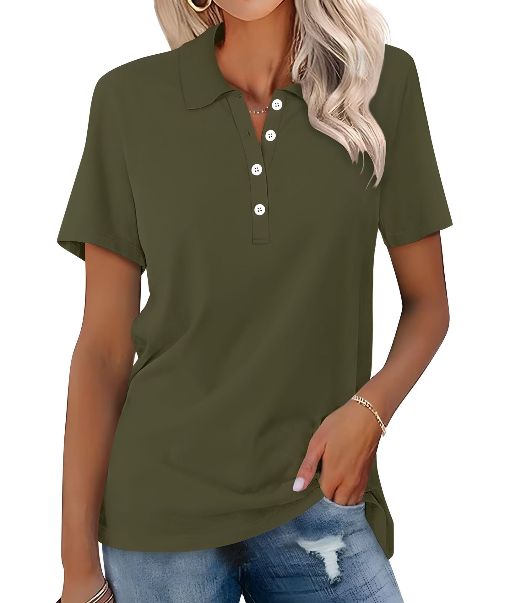 Dames Premiumkwaliteit Poloshirt – Tijdloos en Ademend Polo Shirt