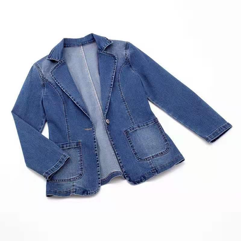 Dames Denim Jack | Lichte Lange Jas