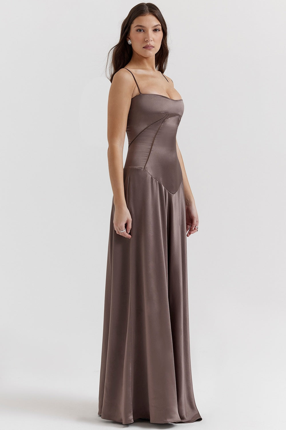 Dames Elegante avondjurk met uitsnijdingen | Maxi