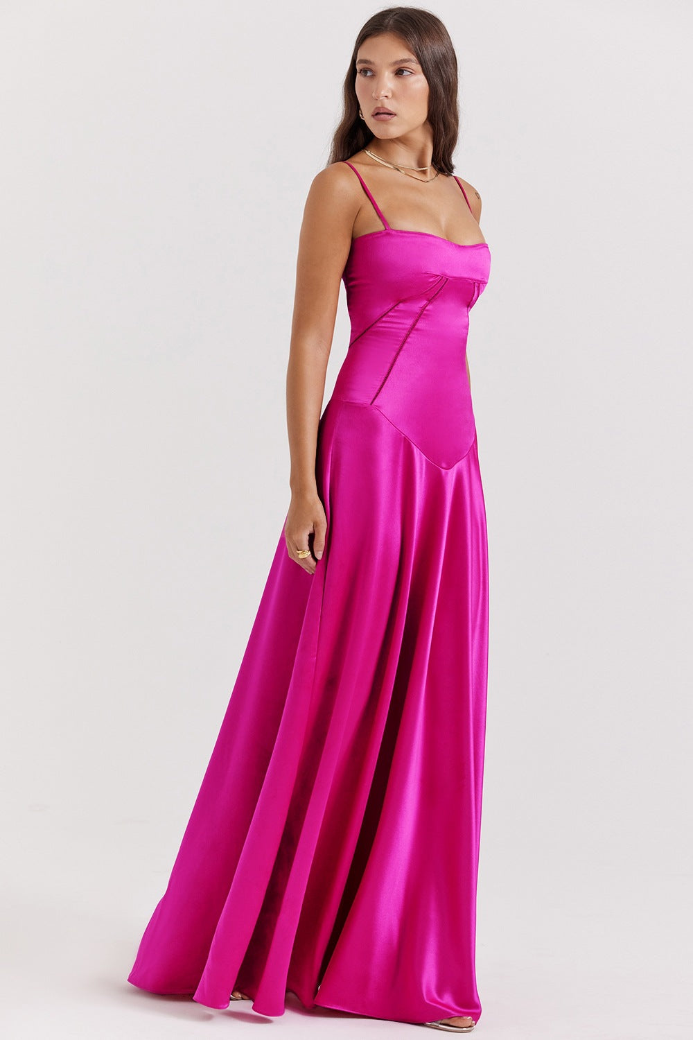 Dames Elegante avondjurk met uitsnijdingen | Maxi
