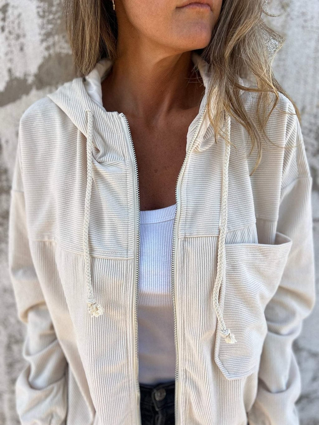 Dames Cordjack | Lichte Tussenjas