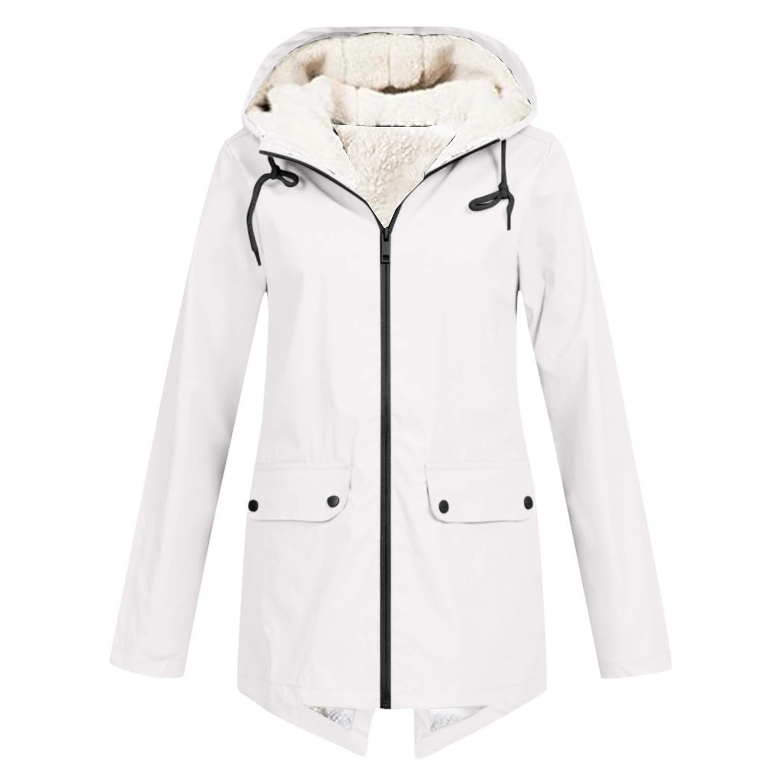 Dames Winter Parka | Lang, Met Teddyvoering