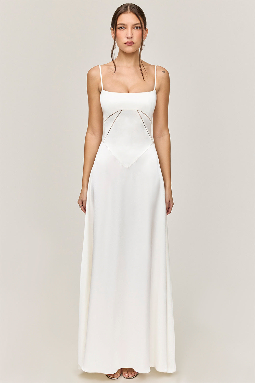 Dames Elegante avondjurk met uitsnijdingen | Maxi