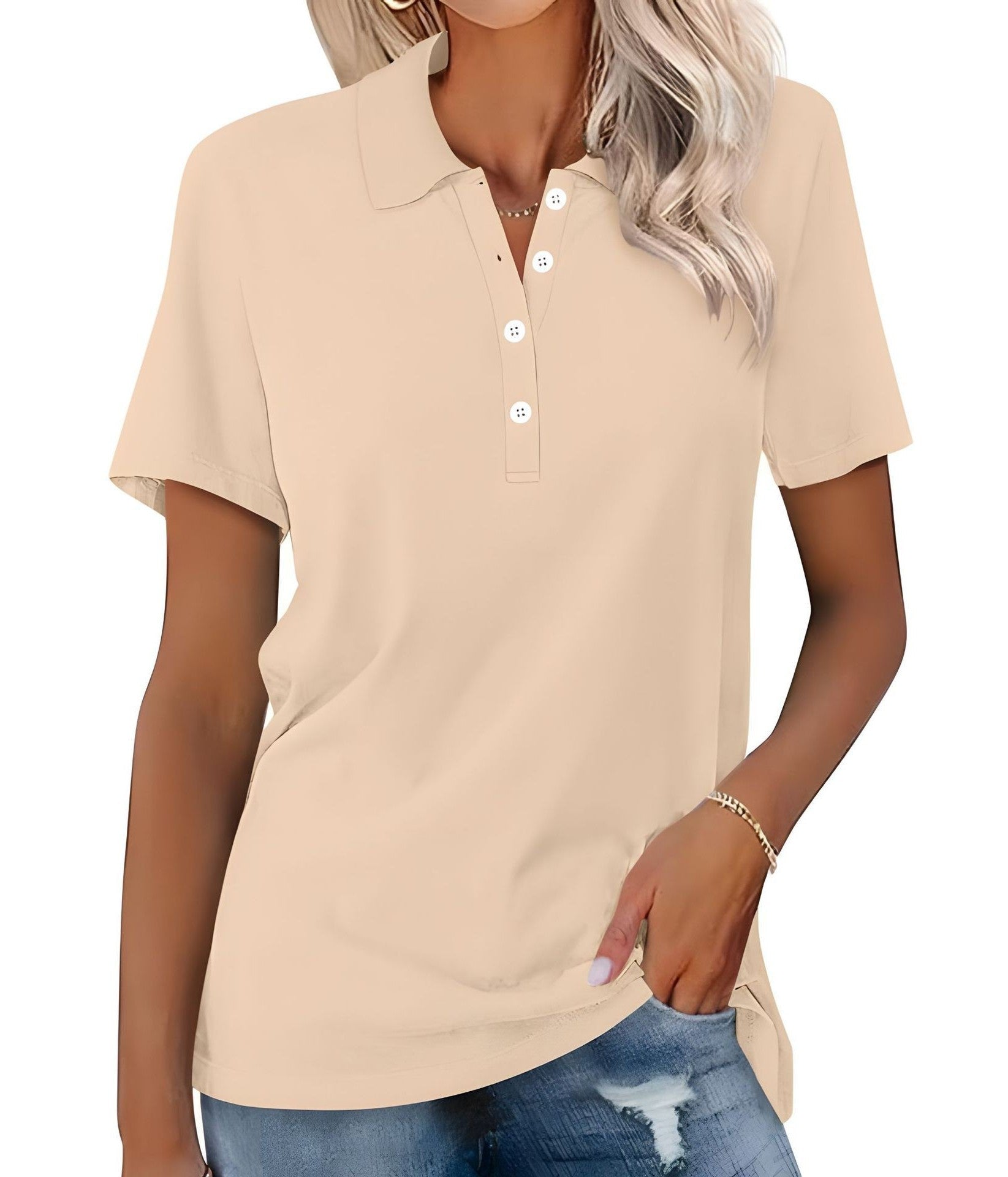 Dames Premiumkwaliteit Poloshirt – Tijdloos en Ademend Polo Shirt