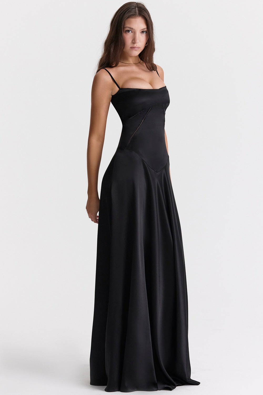 Dames Elegante avondjurk met uitsnijdingen | Maxi