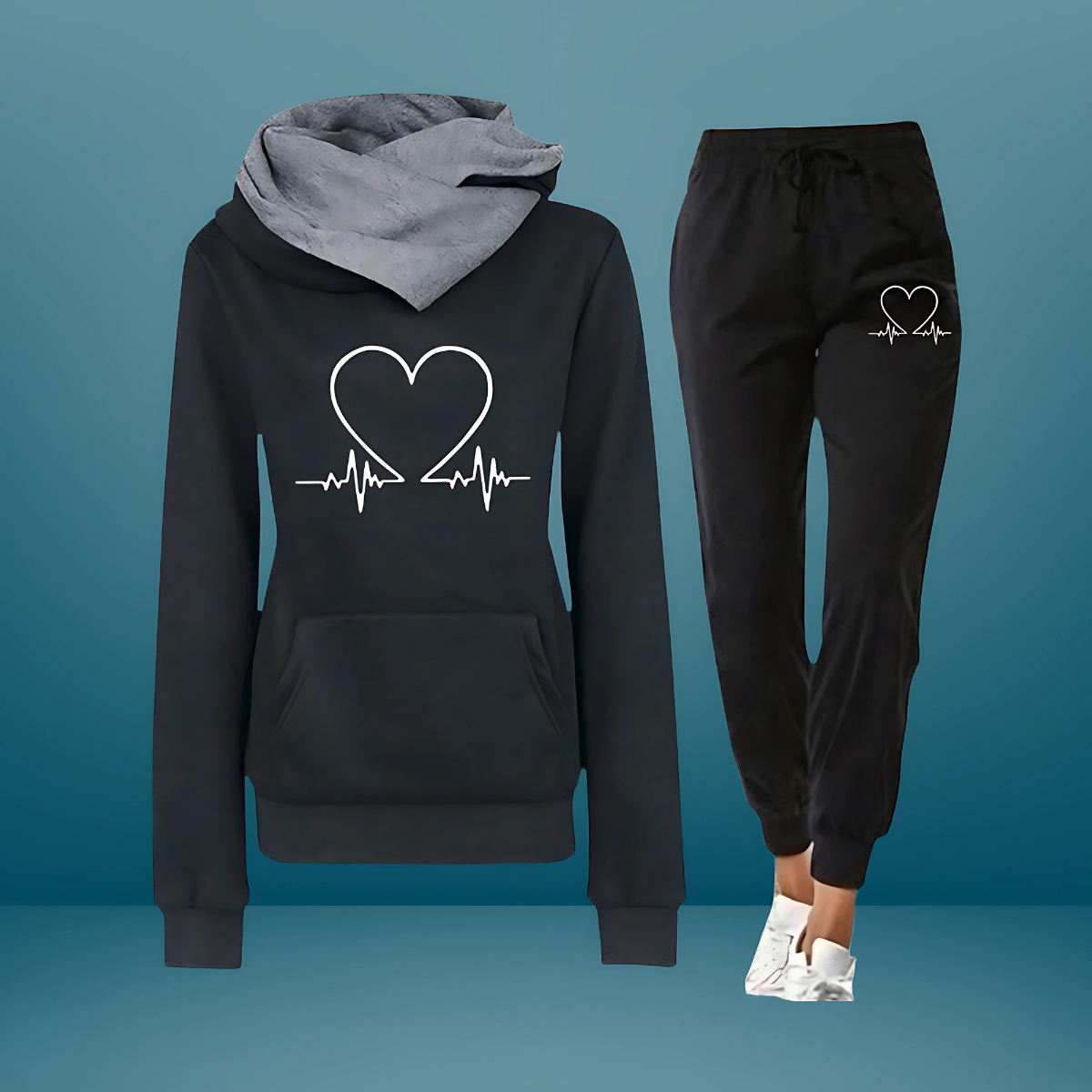 Dames Loungewear Set | Hoodie, Joggingbroek