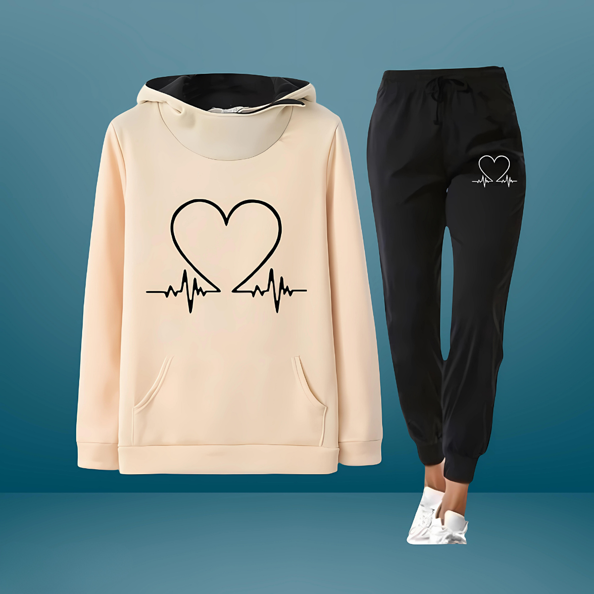 Dames Loungewear Set | Hoodie, Joggingbroek