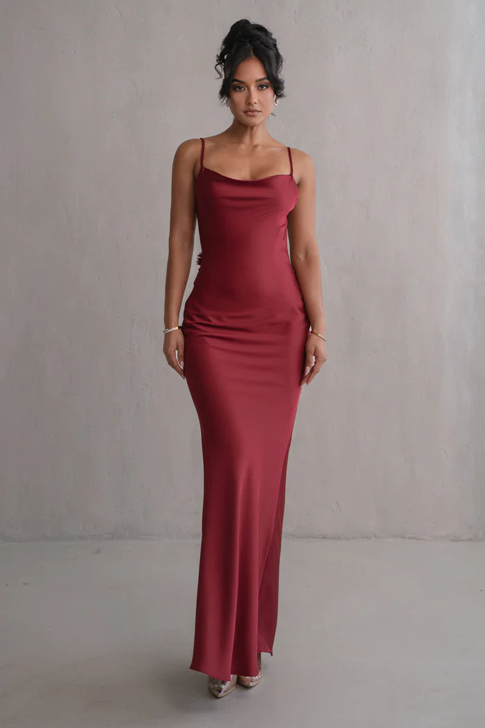 Dames Gala Jurk Satijnen | Maxi