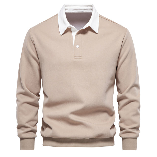 Heren Klassiek Polohemd | Lange Mouwen