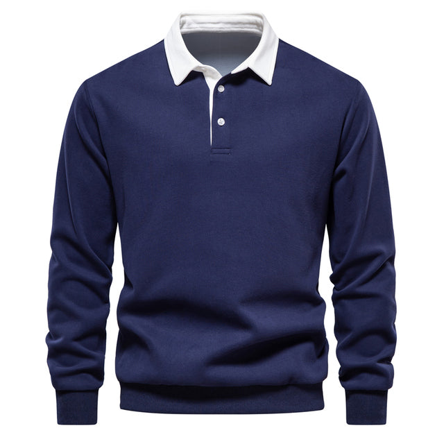 Heren Klassiek Polohemd | Lange Mouwen